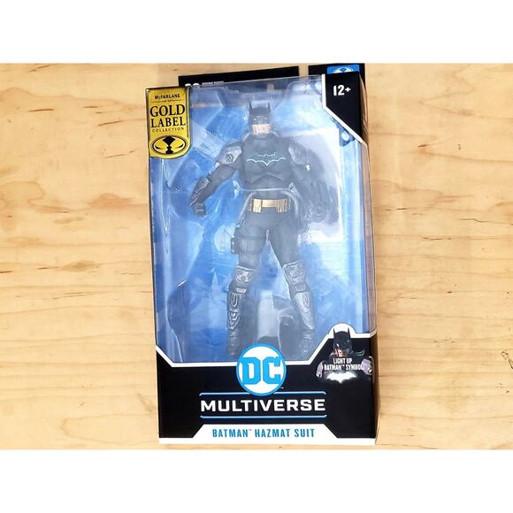 🗨 McFarlane DC Multiverse Gold Label Batman Hazmat Suit (Light Up Variant) 🗨 - Picture 1 of 2